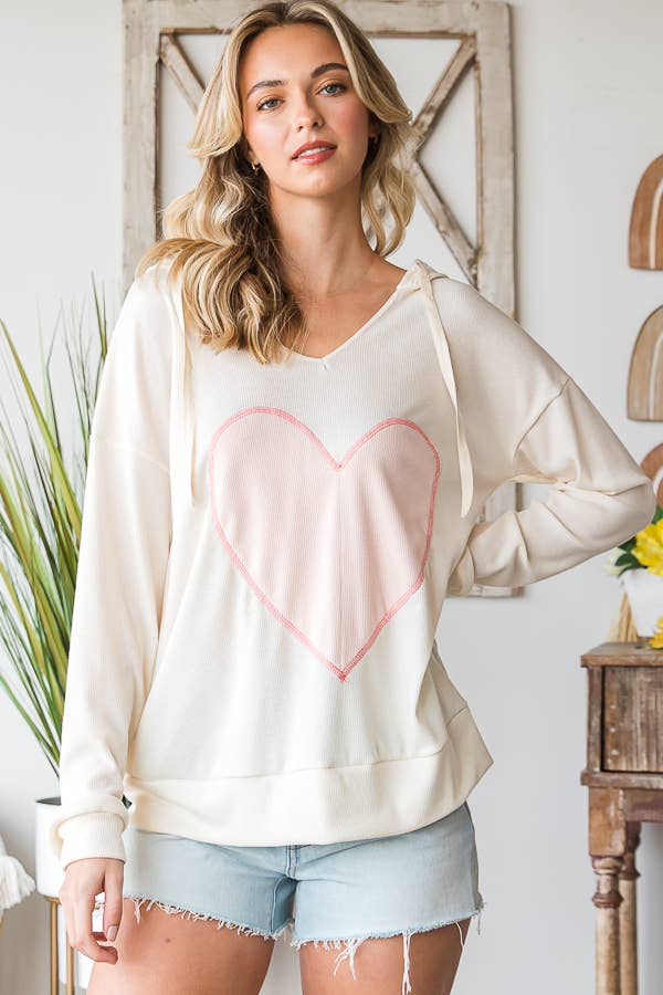 Heart Patch Hoodie