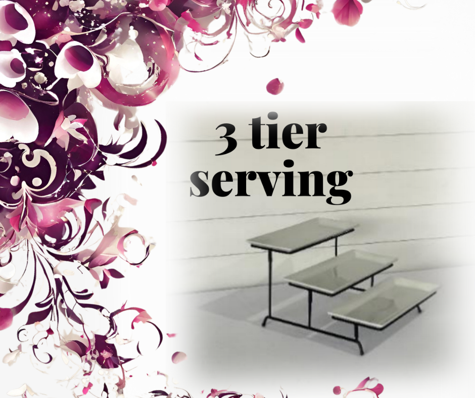 3 Tier Serving Trays