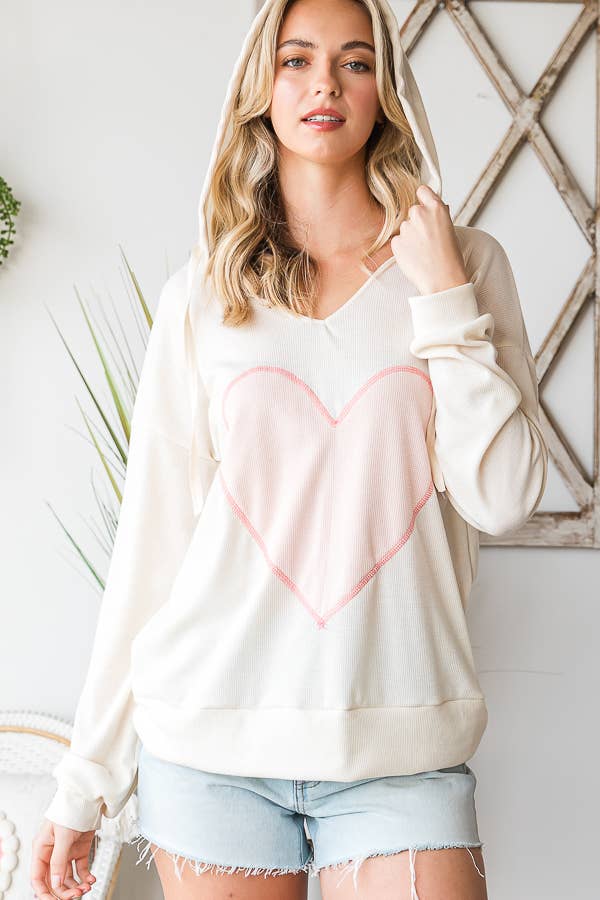 Heart Patch Hoodie