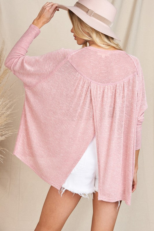 LOOSE CASUAL LONG SLEEVE TOP