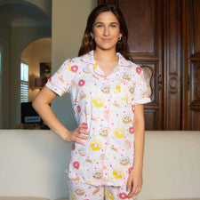 Donut Short Sleeve Button up